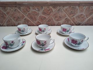 Juegos Taza con plato 6 parejas