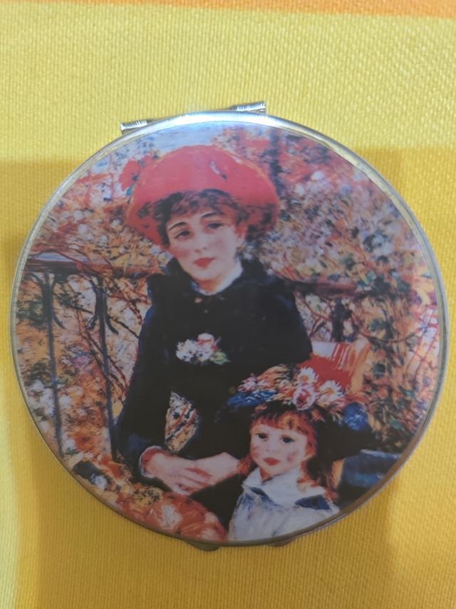 Espejo doble para el bolso