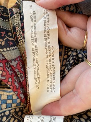 Blusa estampada boho