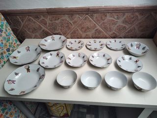 Vajilla platos y cuencos porcelana China