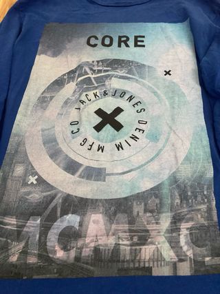 Camiseta Jack and Jones Azul