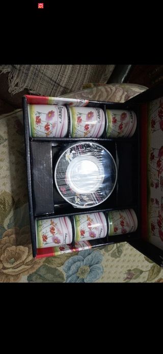 Juego de tazas