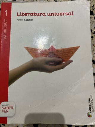 Libro de texto literatura universal