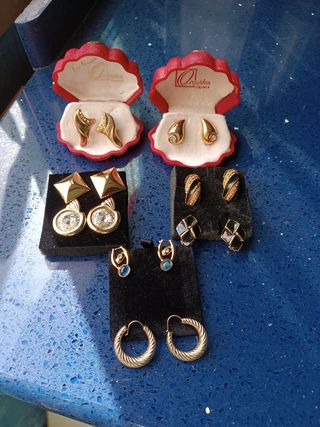 PENDIENTES CHAPADO ORO
