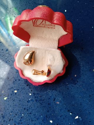 PENDIENTES CHAPADO ORO