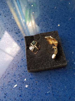 PENDIENTES CHAPADO ORO