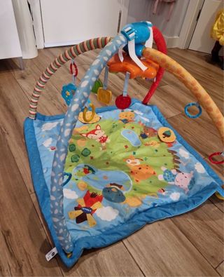 Parque infantil bebe alfombra