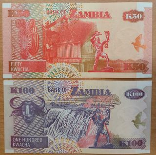 Zambia 50/100 Kwacha 2003
