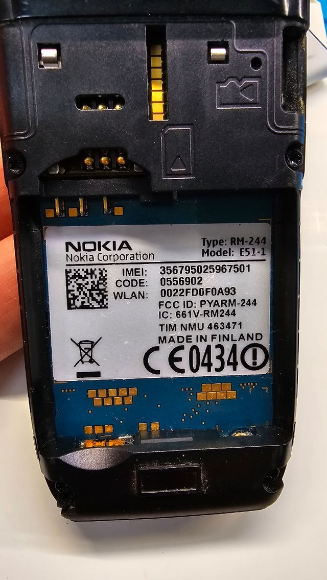 Nokia e51 funzionante