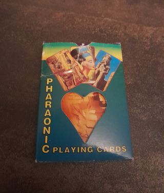 Carte da gioco Pharaonic egypt vintage