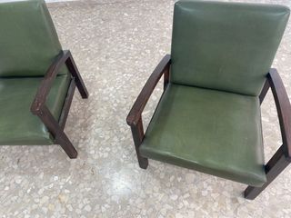 2 sillones polipiel retro vintage