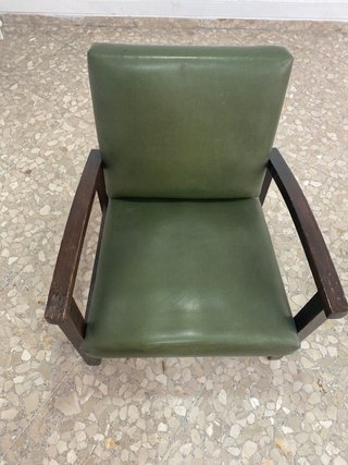 2 sillones polipiel retro vintage