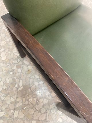 2 sillones polipiel retro vintage
