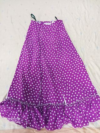 Falda flamenca o romera