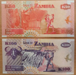 Zambia 50/100 Kwacha 2006