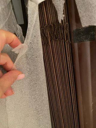 Estor veneciano de madera color wenge