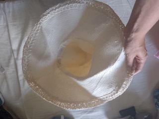 Cappello paglia di paglia Accessorize color panna