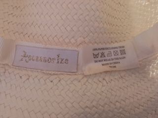 Cappello paglia di paglia Accessorize color panna