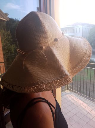 Cappello paglia di paglia Accessorize color panna