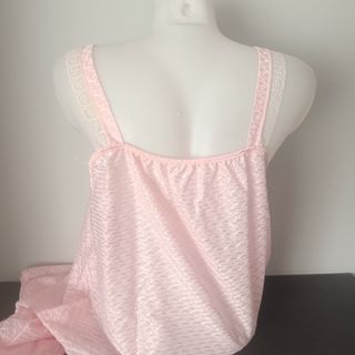 Camisón Rosa Detalle flores Goa Inicios 