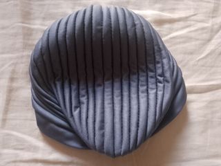 Cuffia turbante grigia 100% poliestere