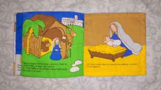 REBAJA LIBRITO TELA "EL NACIMIENTO DE JESÚS" BEBÉS