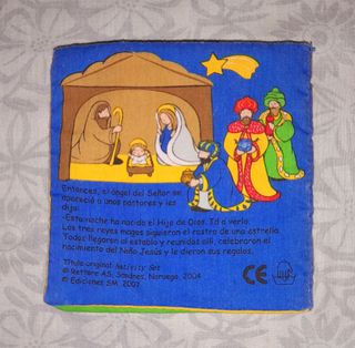 REBAJA LIBRITO TELA "EL NACIMIENTO DE JESÚS" BEBÉS