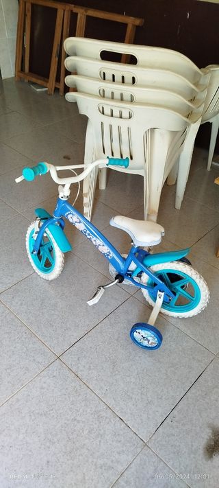 Bicicleta Frozen niña