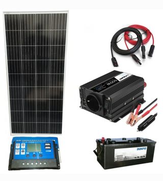 Kit solar 12v placa 1200w y batería 140ah
