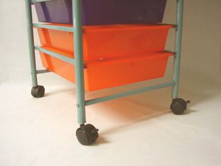 Carrito Cajoneras Metal Ruedas Colores