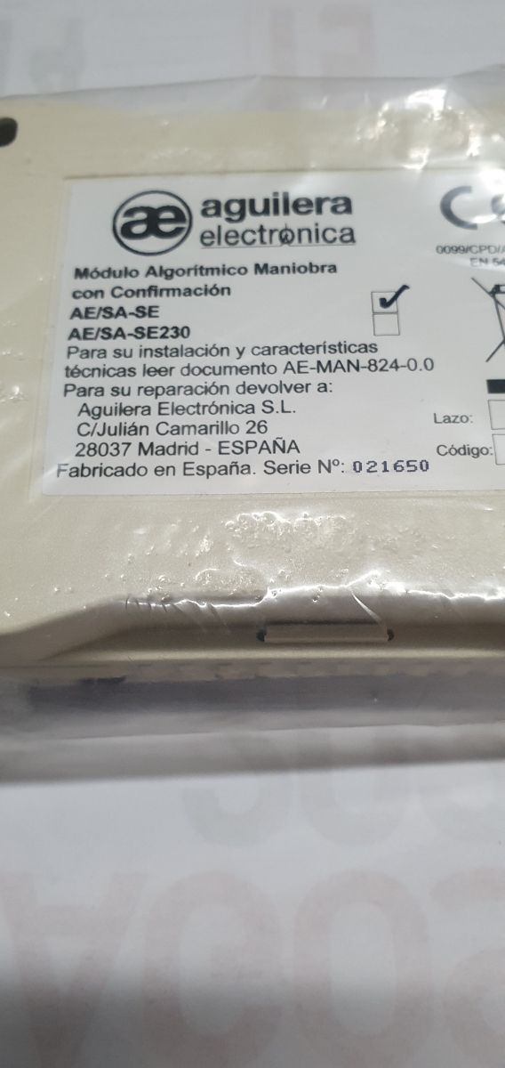 Módulos Algoritmicos AGUILERA Electronica