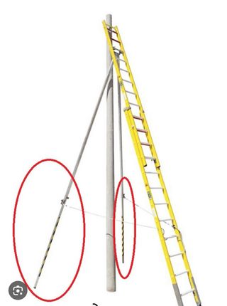 Bípodes para escalera