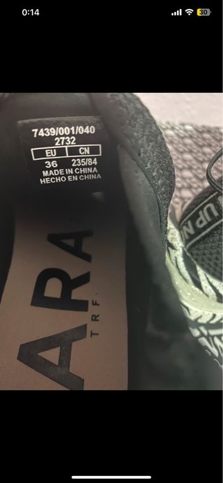 Zapatillas zara nuevas