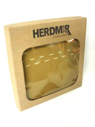 Cajas cartón Cuadrada ventana gomas