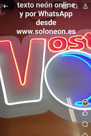 Neón led personalizado