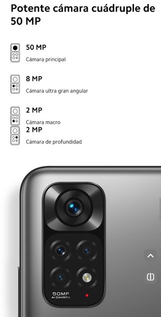 Móvil Xiaomi  Note 11 grafito/128GB Semi-nuevo!!