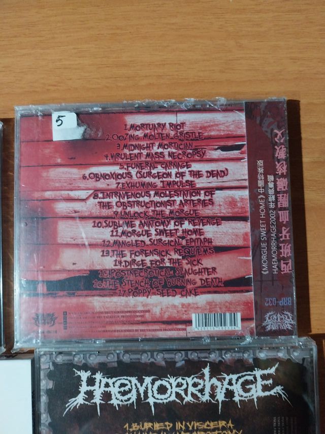 HAEMORRHAGE cd's