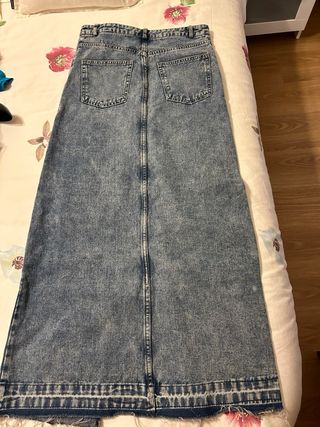 Falda vaquera larga