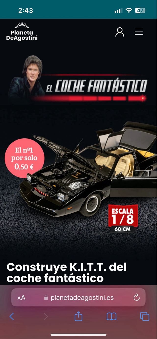 Fascículos K.I.T.T. El coche fantástico