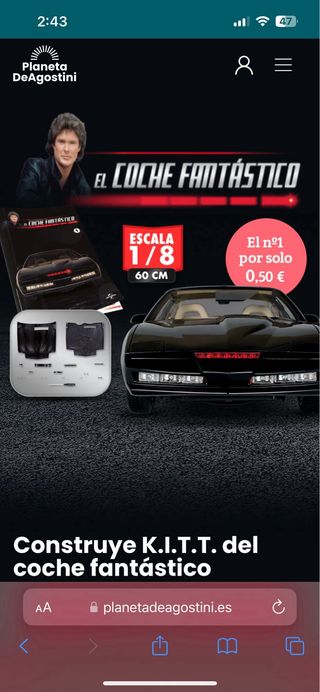 Fascículos K.I.T.T. El coche fantástico