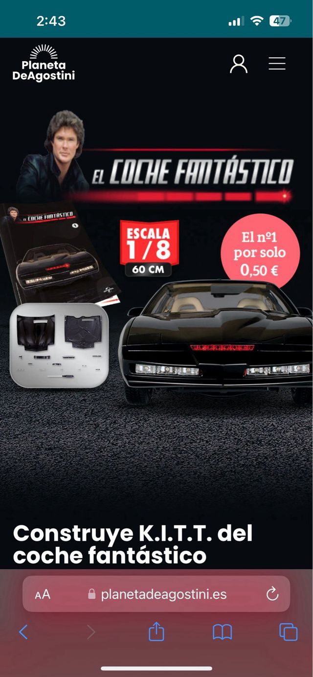 Fascículos K.I.T.T. El coche fantástico