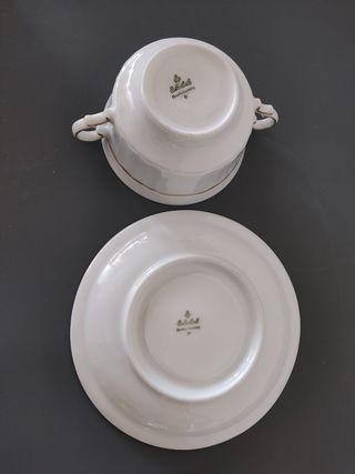 JUEGO DE CONSOMÉ PARA 2 ESCHENBACH BAVARIA