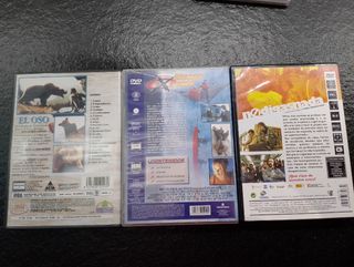 Películas variadas en DVD. 2, 3, 5 u 8 €.