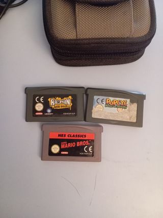 Game boy advance sp tribal más 3 juegos