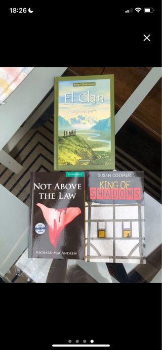 Lectura ingles Clan, kings of shadows,not above..