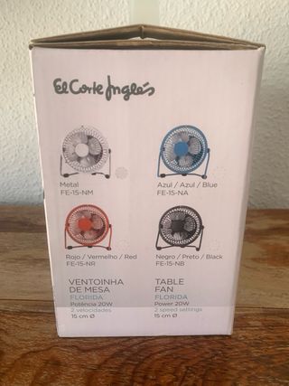 Ventilador portátil de mesa