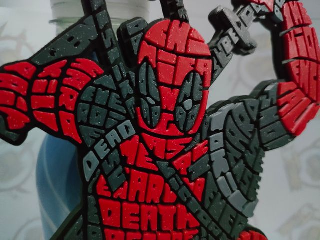 Calligrama 3D Deadpool
