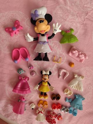 Muñecas Minnie con vestidos de recambio