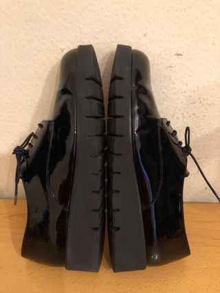 PRETTY BALLERINAS - zapatos cordones plataforma 41