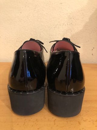 PRETTY BALLERINAS - zapatos cordones plataforma 41